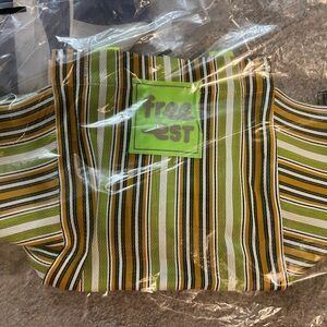 NWT Free People/Free-est Striped Tote/beach Bag